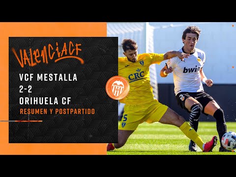 VCF MESTALLA 2-2 ORIHUELA CF | RESUMEN DEL PARTIDO Y DECLARACIONES DE ÓSCAR FERNÁNDEZ