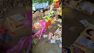 badmash badmash 🦣 #automobile #toys #excavator #jcb #funny #truck #badmash #matti #jcbbaba #tractor