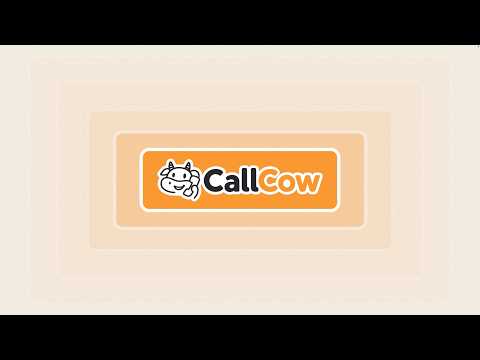 CallCow 공식 영상 미리보기