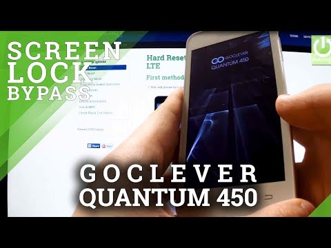 Hard Reset GOCLEVER Quantum 450 LTE - Bypass Pattern Lock and Password