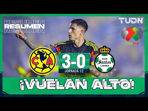 Highlights and goals - América 3-0 Santos | Liga MX - Matchday 12 Apertura 2025 | TUDN