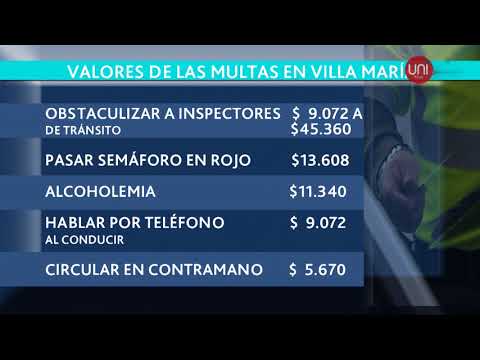 ¿Cuánto salen las multas?