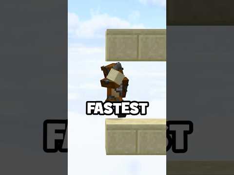 I Learned Minecraft's Fastest Bridging Method...