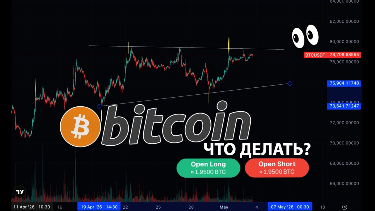 БИТКОИН: ИЩЕМ ТОЧКУ ВХОДА 🟢 КРИПТО ТРЕЙДИНГ ПРЯМОЙ ЭФИРИУМ