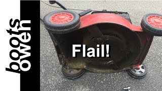 Rover Mower Flail Blade Swop