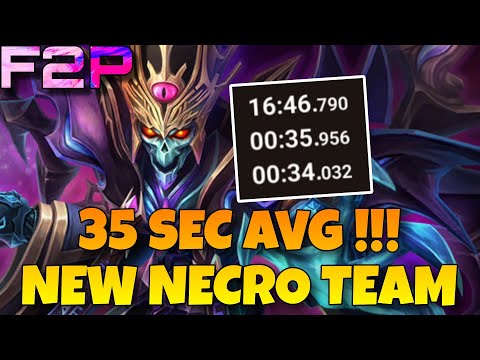NEW NECRO ABYSS HARD SPEED TEAM !!! 35 SEC AVG - SUMMONERS WAR