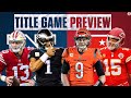 NFC/AFC Championship PREVIEW: EARLY PICKS for 49ers vs Eagles & Bengals vs Chiefs I CBS Sports HQ