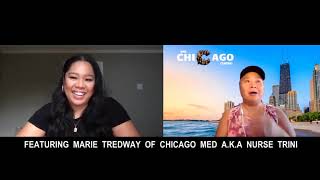 TV TALK AMY FEATURES MARIE TREDWAY OF NBC WEDNESDAY HIT SHOW CHICAGO MED video