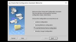 adding service name to tnsnames.ora in oracle net configuration assistant oracle 19c