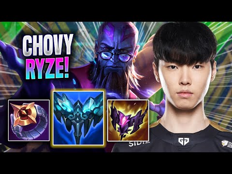 CHOVY IS A BEAST WITH RYZE! - GEN Chovy Plays Ryze MID vs Lissandra! | Season 2022