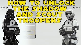 How To Unlock The Shadow Trooper and Scout Trooper - Star Wars Battlefront Character Customization