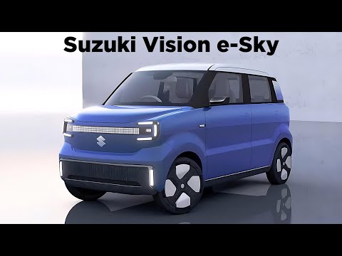 New Suzuki Vision e-Sky (electric kei car) - First Details and Look