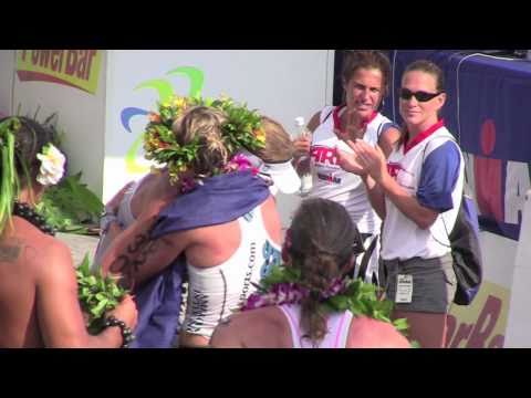 Australian triathlete Mirinda Carfrae wins the 2010 Ironman World Championships