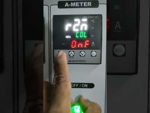 how to use multispan temperature controller parameter setting
