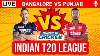 LIVE: RCB Vs PBKS, 60th Match | Live Scores & Commentary | Bangalore Vs Punjab | Live IPL 2022