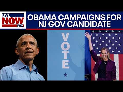 Video | NJ governor race: Obama campaigns for Mikie Sherrill