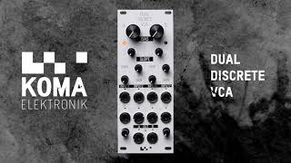 Video thumbnail for KOMA Elektronik - Dual Discrete VCA - Overview by KOMA Elektronik