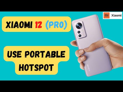 Xiaomi 12 & Pro | How To Use Portable Hotspot Settings