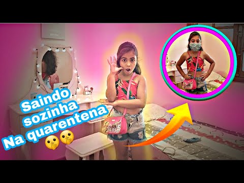 SE ARRUME COMIGO PARA SAIR SOZINHA NA QUARENTENA - MINHA MÃE NEM SABE🤫🤫🤫