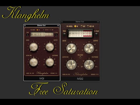 IVGI vs IVGI2 FREE Saturation from Klanghelm