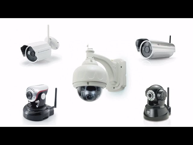 Câmera de vigilância Conceptronic HD Visão Noturna Interior e Exterior Detecção de Movimento video