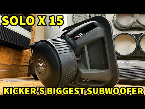 KICKER'S BIGGEST SUBWOOFER | The Solo X 15" Review Pt1