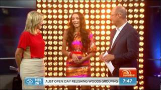 Ricki-Lee Performing Raining Diamonds Live on Sunrise