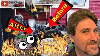 How to use an engine cylinder hone, Using a Bead hone DIY repair