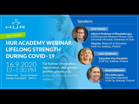HUR webinar: Lifelong Strength during COVID-19