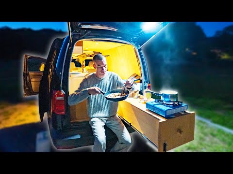 Starting a New Life in my DIY Van Camper - Travelling, Foraging Mushrooms, Cooking and Camping