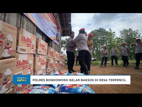 COLLING SYSTEM PASCA PILKADA, POLRES BONDOWOSO GELAR BAKSOS DI DESA TERPENCIL