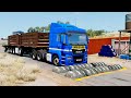 Trucks Vs Speed Bumps 18 BeamNG Drive LONG VIDEO
