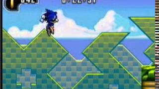 Sonic Advance 2 - Leaf Forest Act 1 (Sonic) in 0:2