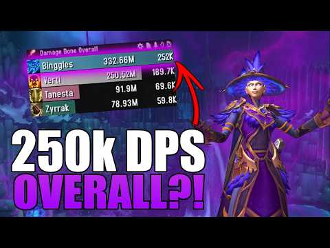 250k DPS Arcane Mage in +15 Pit Of Saron With Aug | Midnight Beta