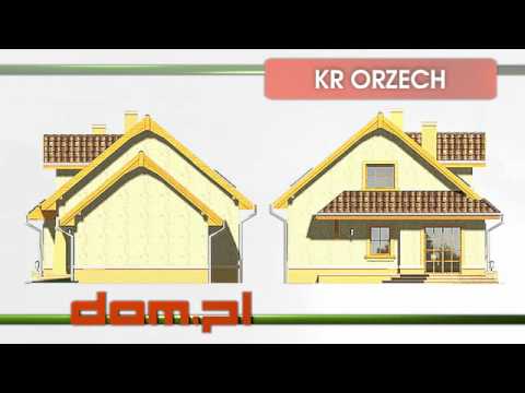 Projekty domów z poddaszem - KR Orzech