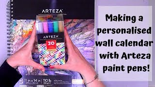 Mistakes were made!! trying out Arteza paint pens