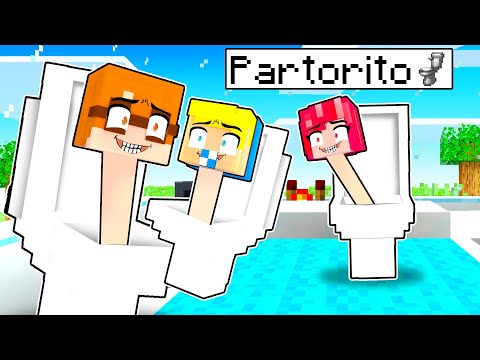 Partorire Un Piccolo SKIBIDI TOILET Su Minecraft!