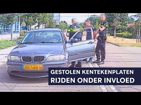 Politie | Voertuig met gestolen kentekenplaten | Rijden onder invloed | Ongeldig rijbewijs