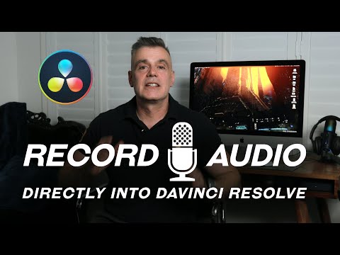 This is how you record Audio Directly into DaVinci Resolve