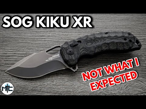 SOG Kiku XR LTE Folding Knife - Overview and Review