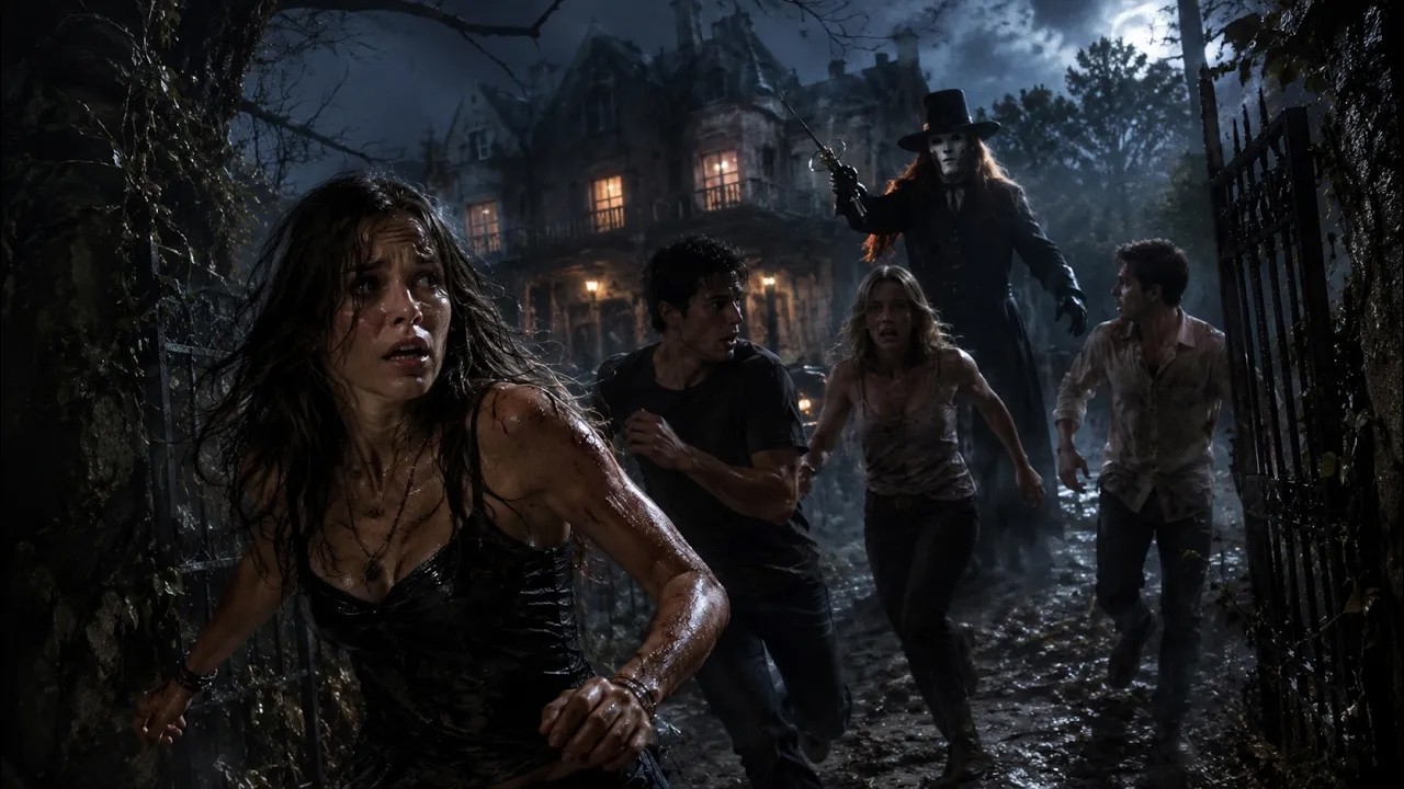 En la oscuridad, los rostros se revelan | Medianoche Sangrienta | Película Completa de Terror