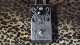 Video thumbnail for EarthQuaker Devices BOWS Germanium Preamp Booster demo by gearmanndude