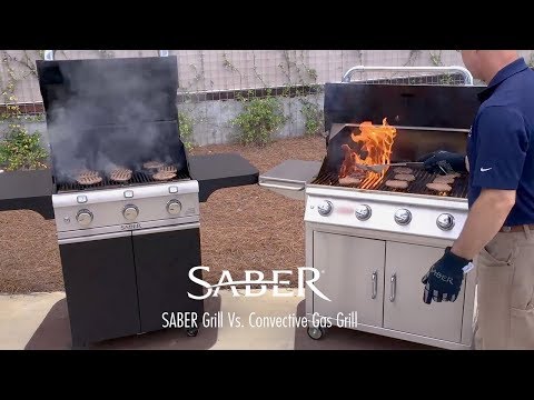 SABER Grill vs Convective Gas Grill - Grill Comparison