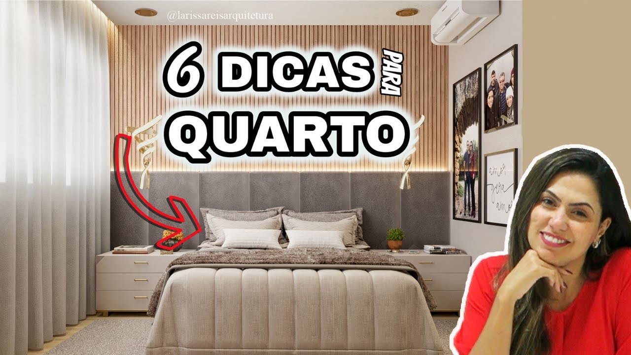 6 dicas quarto casal - Larissa Reis Arquitetura