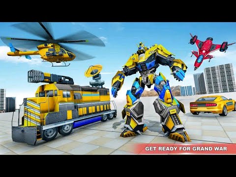 Train Robot Transform Game 2021: Robot Train Mission Destroy Enemies - Android Gameplay