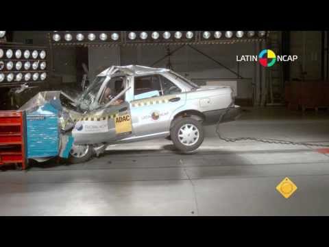 Crash Test Latin NCAP al Nissan Tsuru que se vende en México