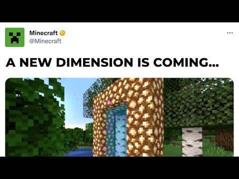 MOJANG IS TEASING A NEW MINECRAFT DIMENSION…