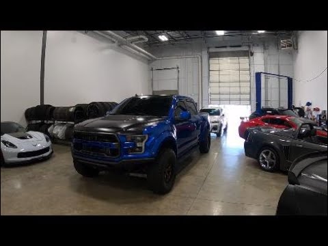 Installing turbo adapters and downpipes on 2019 Ford Raptor