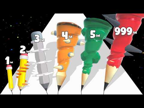 Pen Dig 3D - Digger Miners Pencil Level Up Satisfying Gameplay (Color Pencil, Updated 2) New Game