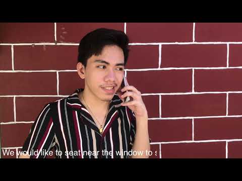 RESTAURANT TABLE RESERVATION CONVERSATION